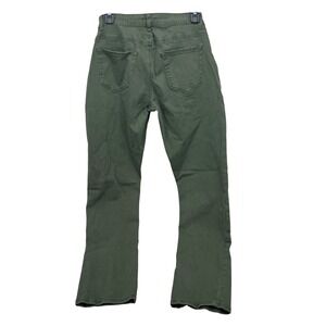 Bit & Bridle Women Olive Green Cargo Pants Jeans Patch Pocket Size 6 Straight